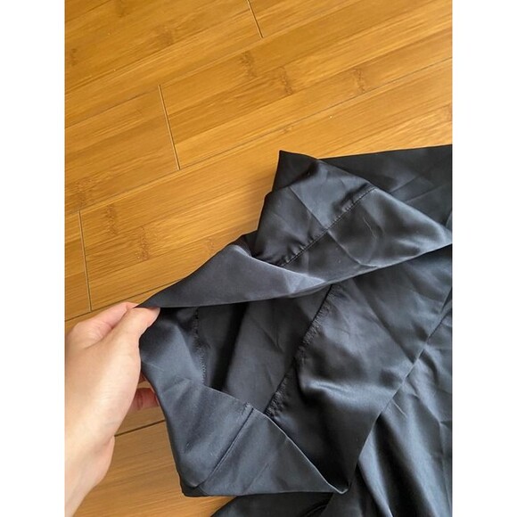 Third love satin black bathrobe - one size - Picture 6 of 6